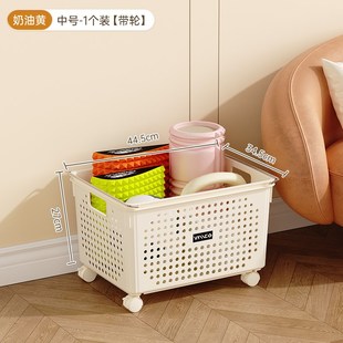 瑜伽垫收纳筐家用带轮运动工具健身器材收纳箱球类泡沫滚轴置物架