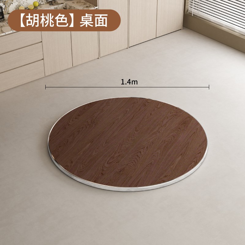 实木餐桌大圆桌家用农村折叠吃饭圆形桌子10人12人转盘酒店饭桌