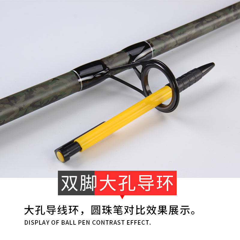 并继远投竿三节插节竿抛竿3.9m海杆CARP锚鱼竿轻硬海钓竿梭鱼竿