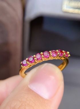 纯天然镁铝石榴石戒指