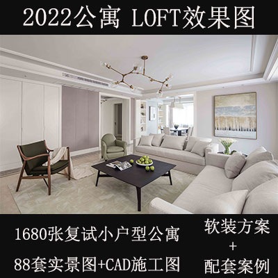 北欧单身公寓装修设计效果图寝室客房样板房一室一厅现代资料图集