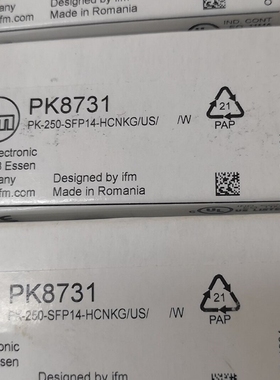 易福门压力传感器PK8731现货PK8732