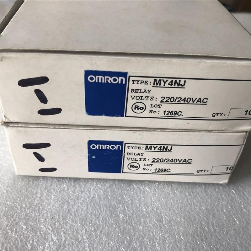 现货OMRON继电器MY4NJ带灯,电压220/240VAC,2