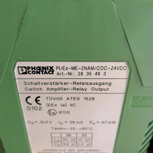 原装菲尼克斯隔离放大器 PI-EX-ME-2NAM/COC-24VDC 2835493
