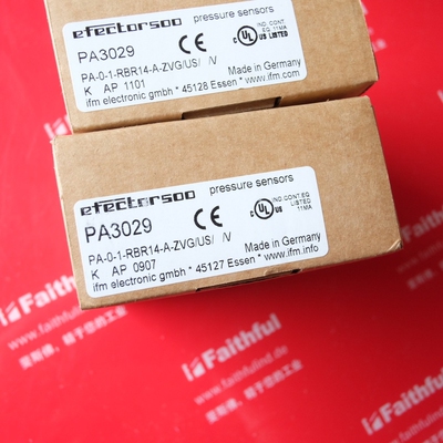 PA3029 易福门全新压力传感器 PA-0-1-RBR14-A-ZVG/US/ /V