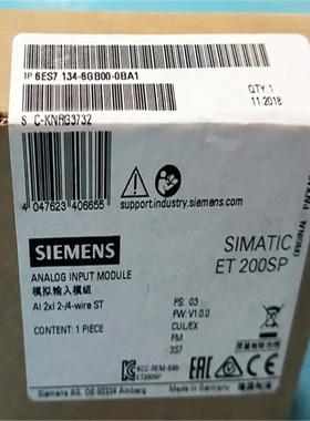 SIMATIC ET200SPAI 2xI 2-/4 6ES7134-6GB00-0BA1/OBA1
