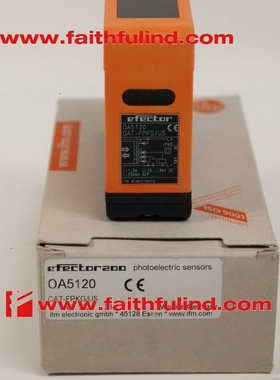 OA5120 易福门全新漫反射光电传感器 OAT-FPKG/US