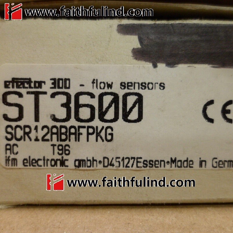 ST3600 易福门全新流量传感器 SCR12ABAFPKG/PH
