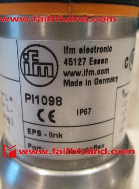 PI1098 易福门全新压力传感器 PI-,25BRES30-E-ZVG/US/ /P