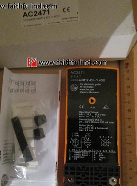 AC2471 易福门全新AS-i从站模块 CompactM12 4DI-Y 4DO