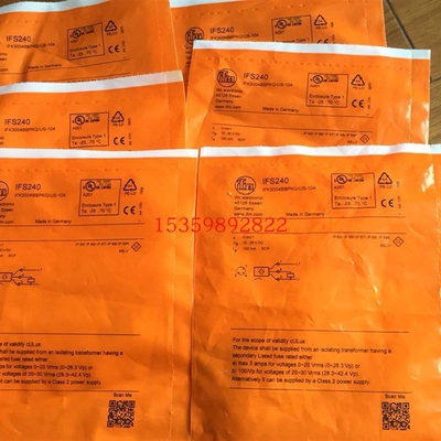 易福门全新原装IFS240 IFT240