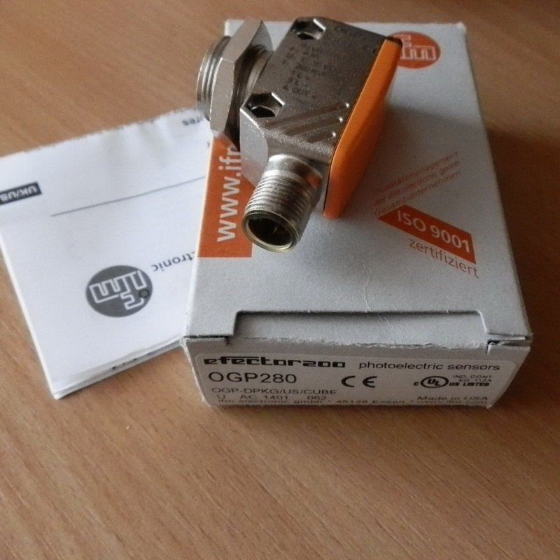 OGP280 易福门全新镜面反射光电传感器 OGP-DPKG/US/CUBE