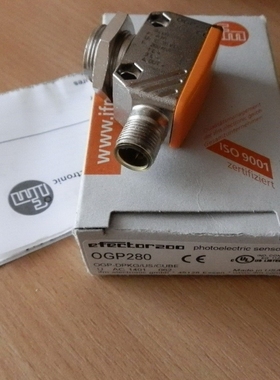 OGP280 易福门全新镜面反射光电传感器 OGP-DPKG/US/CUBE