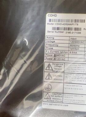 全新SERVOTRONIX 驱动器CDHD-4D52AAP1-TS