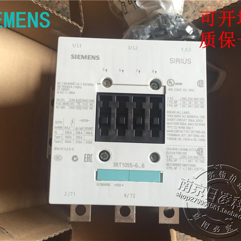 全新原装 接触器 3RT1056-6AP36 3RT1056-6...6 185A