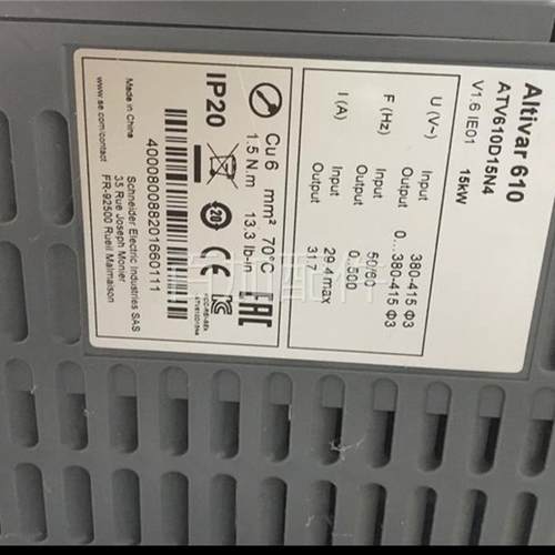 (议价)ATV610D15N4施耐德变频器,15千瓦新款