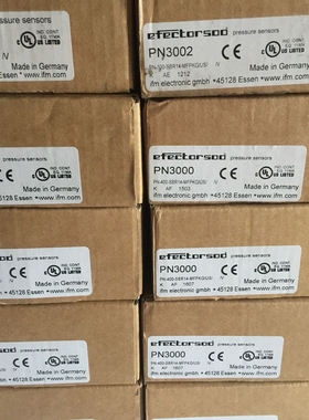 原装IFM易福门 PN3000 PN3004 PN3002压力传感器现货