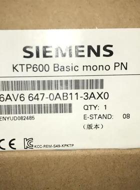 SIMATIC HMI KTP600 Basic mono6寸宽屏6AV6647-0AB11-3AX0