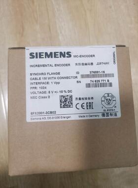 原装西门子编码器6FX2001-2CB02/2CF00/2GB02/3CB02/3CC50/3GB02