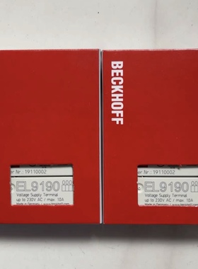 BECKHOFF倍福EL9400 EL9410 EL9210 EL9188 EL9189 EL9190 议价