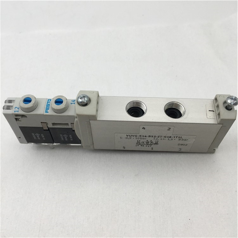 费斯托FESTO电磁阀VUVG-S14-B52-ZT-G18-1T1L 功能完好拆机件