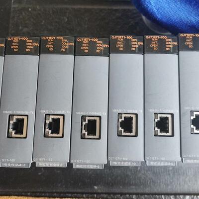 三菱网络接口模块qj71e71 100 成色新很能正常  有需要