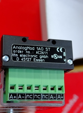 AC2611 易福门全新AS-i从站模块  AnalogModule 1A0 ST