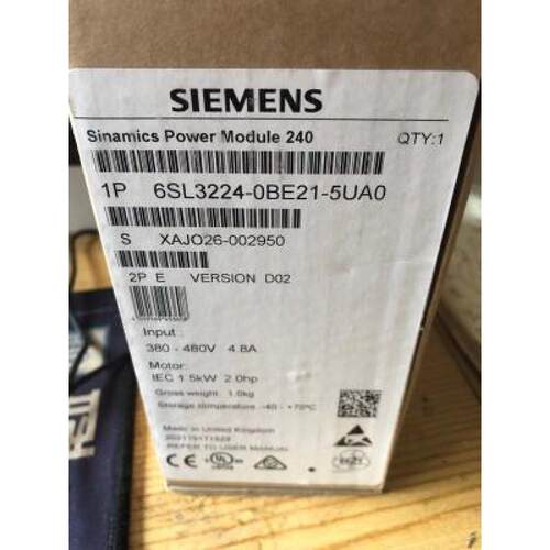 6SL3224-0BE21-5UA0 G120变频器 1.5kW 6SL3224-OBE21-5UAO