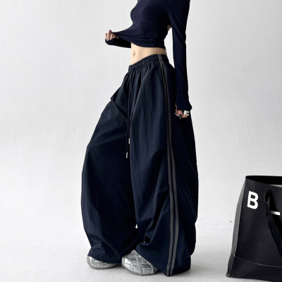 美式速干休闲裤女秋季设计感