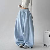 香蕉裤 超火2025秋冬装 女休闲裤 宽松bf慵懒风阔腿弯刀裤 新款 运动裤