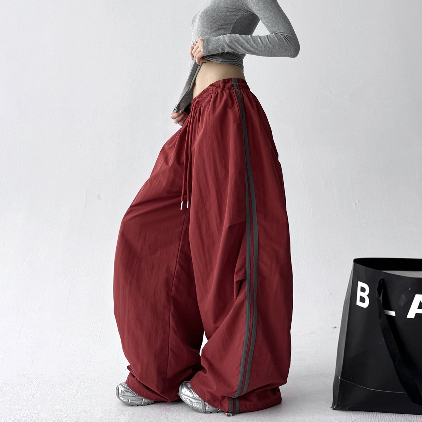 复古休闲裤百搭长裤中性工装裤子