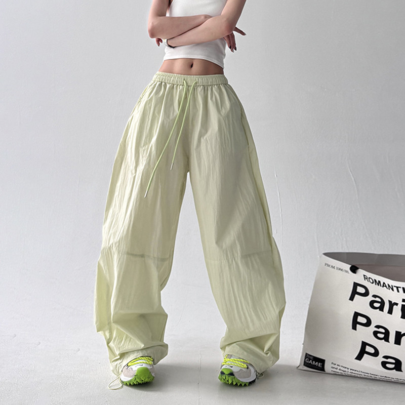 2025新款夏季薄款工装裤女宽松显瘦休闲裤百搭直筒阔腿运动长裤子,女装/女士精品,休闲裤,淘宝优惠券,粉丝福利购,淘宝优惠卷