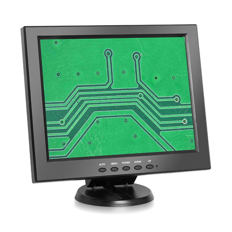 高清12寸液晶工业显示器 显微镜机械视觉显示屏可移动迷你便携