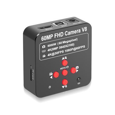 顺华利4K画质6000万像素HDMI工业相机60FPS/帧显微镜USB接口照相