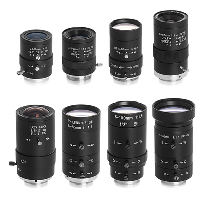 5-100mm变焦镜头20倍手动变倍1/3英寸CS接口长焦镜头监控设备配件