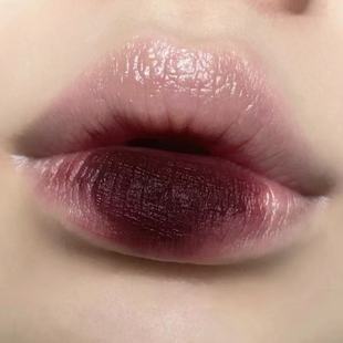 生人勿近重口牛血色雾面唇泥复古暗黑反派恶女气场显白口红黄黑皮