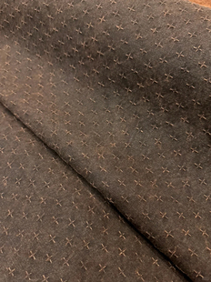 香云纱百分百野生柞蚕丝小星星114门幅95姆米国风袍子外套面料