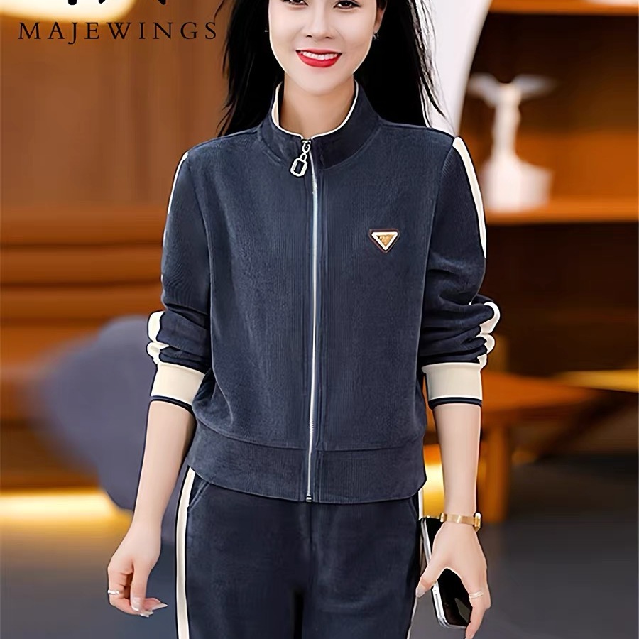 涤纶2025年新款休闲时尚运动套装