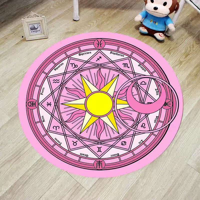 a百变小樱魔法阵地毯魔卡少女樱 宿舍寝室拍照试衣间圆形垫|ruв категории домашний ткань, ковер - от Buy2taobao.com для оказания профессиональной услуги покупки агента Taobao