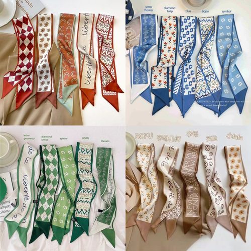 丝巾高级感夏季炸街女绑发带饰品