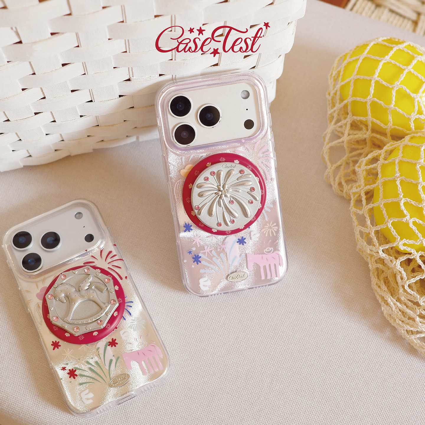 壳试验原创烟花小马适用苹果17promax磁吸手机壳少女心iPhone17pro创意保护套16promax马年新款15pro新年款,3C数码配件,手机保护套/壳,淘宝优惠券,粉丝福利购,淘宝优惠卷