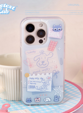 壳试验原创心情便利贴磁吸磨砂适用苹果17promax手机壳可爱卡通iPhone17pro16promax16pro防摔15promax14pro