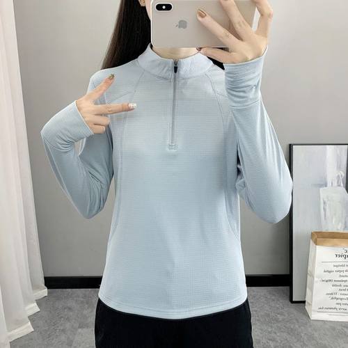 户外抓绒衣女式春秋竹节绒绒保暖内搭冬季打底衫保暖薄绒长袖T恤