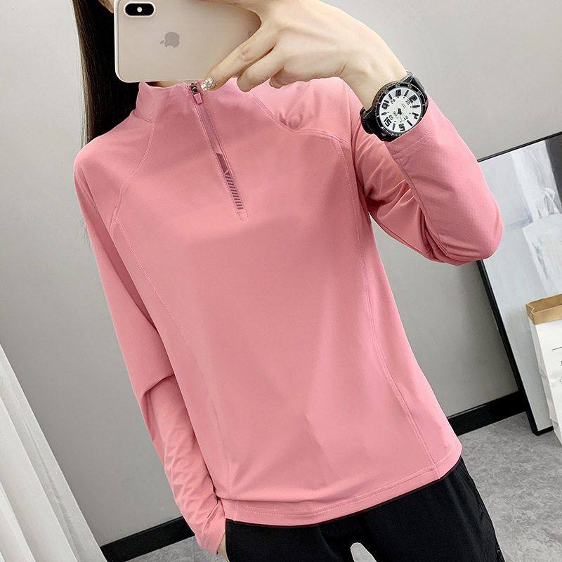 户外春秋速干衣女立领套头上衣透气吸湿排汗登山徒步长袖运动t恤,户外/登山/野营/旅行用品,速干T恤,淘宝优惠券,粉丝福利购,淘宝优惠卷