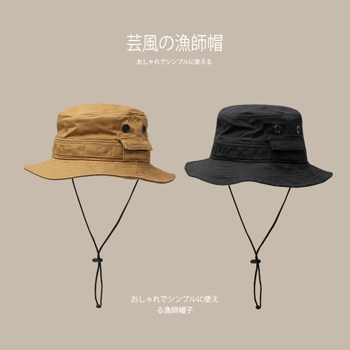 美式复古风透气登山防晒遮阳帽