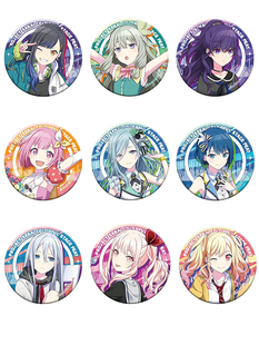 世界计划游戏周边宵崎奏朝比奈真冬镭射碎马口铁日谷底徽章吧唧