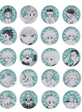 全职猎人JCS受注闪吧唧徽章第二弹奇犽西索镭射闪闪小杰收藏礼物