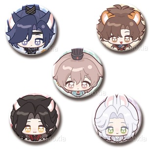 代号鸢Q版大头吧唧傅融孙策袁基刘辩左慈马口铁徽章可爱书包装饰