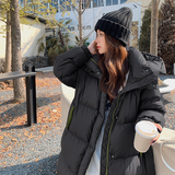 2022年新款长款过膝带帽羽绒服123A-6678-P195-K278，女装棉衣/棉服，浙宝123A