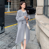 新款！现货！22年秋冬新款双面羊绒大衣123A-9025-P255-K388，女装毛呢外套，浙宝123A
